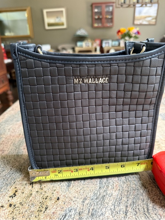 MZ Wallace Handbags - MZ Wallace Quilted Small Crossbody in Charcoal